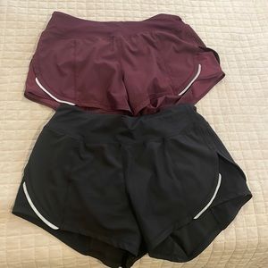 Pair Zyia mesh energy shorts XS
